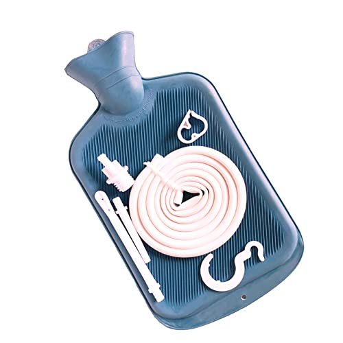 Colon Detox Cleanse Kit, Klistierbeutel Reinigungsset 2L für den Heimgebrauch (Blau)