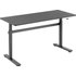 SpeaKa Professional Sitz-/Steh-Schreibtisch SP-9007520 Farbe der Tischplatte: Schwarz (B x H x T) 14