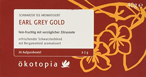 Ökotopia Earl Grey Gold, 8er Pack (8 x 40 g)