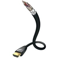 Inakustik HDMI Anschlusskabel [1x HDMI-Stecker - 1x HDMI-Stecker] 3 m Schwarz