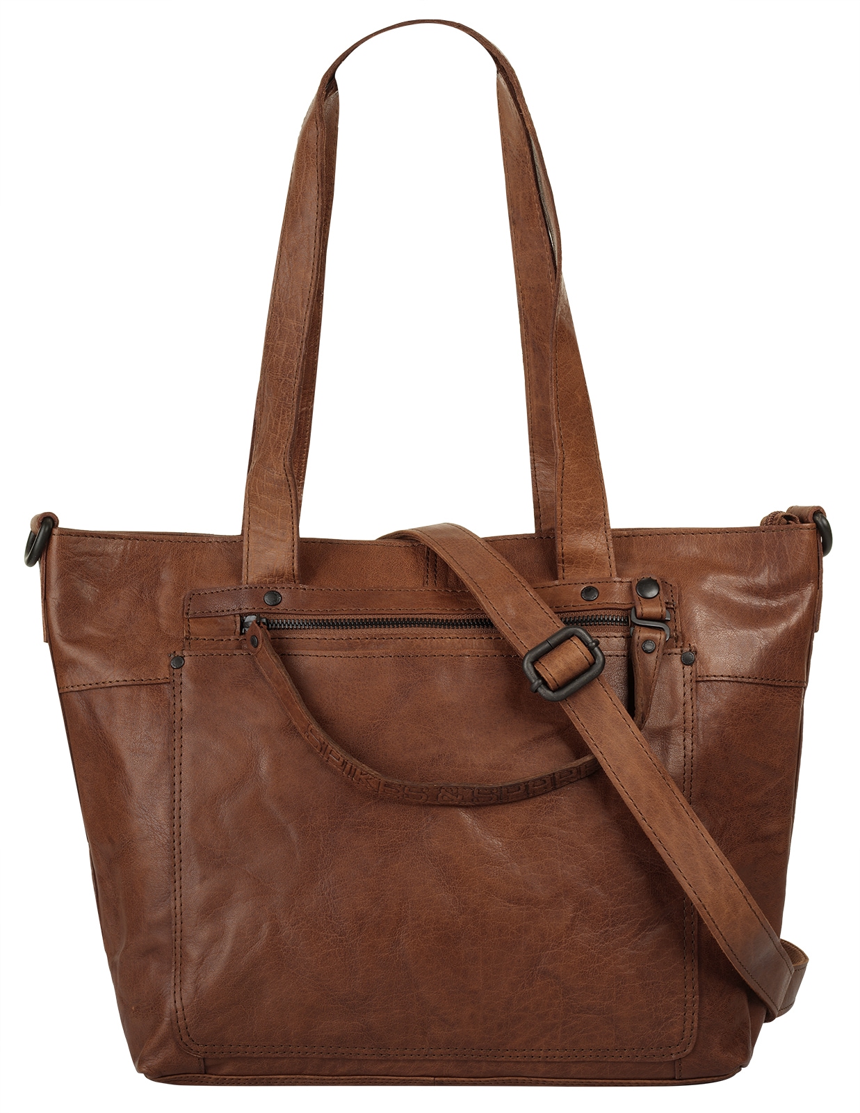 Spikes & Sparrow Shopper, echt Leder