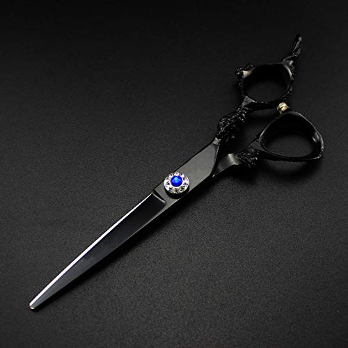 Haarschneidscheren 6-Zoll-Friseurschere, schwarzer Drachengriff, dünnere Friseurschere, Friseur, Friseurschere (Color : Cutting)