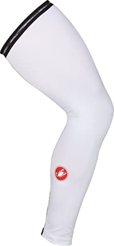 castelli UPF 50 + Light Leg Skins Legwarmer, L weiß