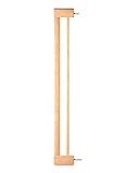 Türschutzgitter-Zubehör Miko BOMI | Größe: 40 cm Verlängerung | klemmbar aus Buche Holz | Schutzgitter von BOMI Vergrößerung des Treppenschutzgitters durch Anstecken der Erweiterung