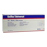 UNIFLEX Universal Binden 8 cmx5 m Zellglas weiß 10 St