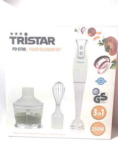 Tristar PD-8708 Stabmixer Set, Weiß