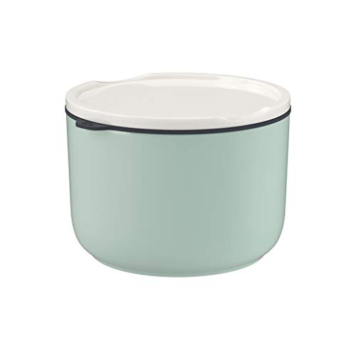 like. by Villeroy & Boch – ToGo & ToStay - Lunchbox, 13x9,5cm, Premium Porzellan, rund, Mintgrün