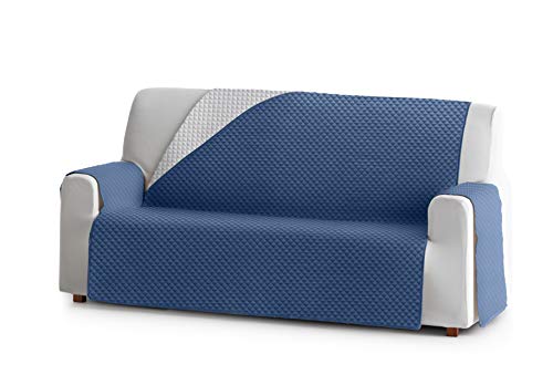 Eysa Oslo Protect wasserdichte und atmungsaktive Sofa überwurf, 100% Polyester, blau, 190 cm.