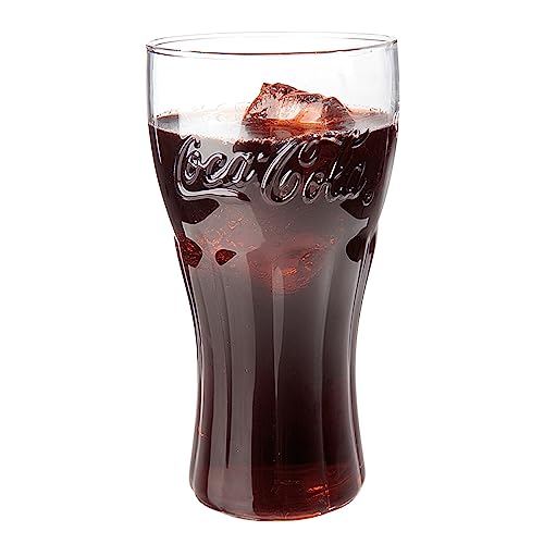 Deko Cola-Glas mit EIS 7,5 x 14,5 cm Lebensmittel-Attrappe Getränkenachbildung aus Gelwachs und Eiswürfel