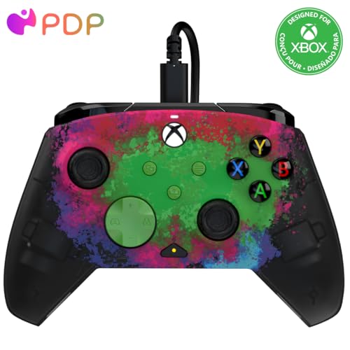 PDP Xbox REMATCH GLOW Wired controller - Space Dust