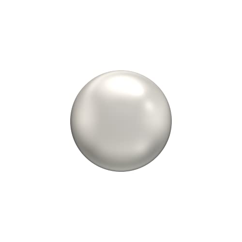 Sensitive by STUDEX, Synthetische Perle weiss Ohrstecker 3 - 10mm, Chirurgenstahl poliert, 7 Varianten