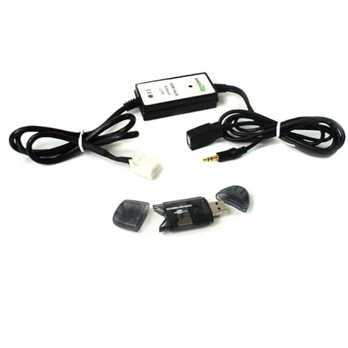 maxxcount USB SD AUX MP3 Adapter Interface kompatibel mit Toyota (small) Auris, Avensis, Corolla, Celica, Highlander, Hilux,Land Cruiser, Matrix, MR2, Prius, RAV4 und Yaris