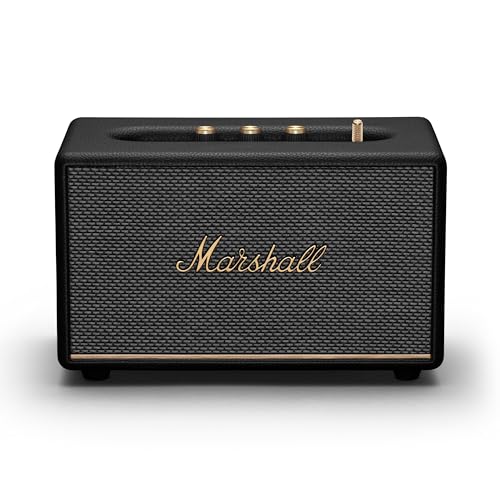 Marshall Acton III Bluetooth-Lautsprecher, kabellos – Schwarz