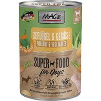 Sparpaket MAC's Nassfutter für Hunde 24 x 400 g - Geflügel & Gemüse