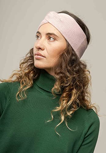 MELA - Stirnband MEENA | Nachhaltig mit Fairtrade Cotton, GOTS & Grüner Knopf Zertifizierung, Farbe:rose