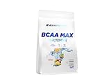 ALLNUTRITION BCAA Max Support - Verzweigte Aminosäuren Instantpulver - BCAA Nahrungsergänzungsmittel mit L-Glutamin & Taurin - Unterstützt die Erholung nach dem Training - 1000g Tropisch
