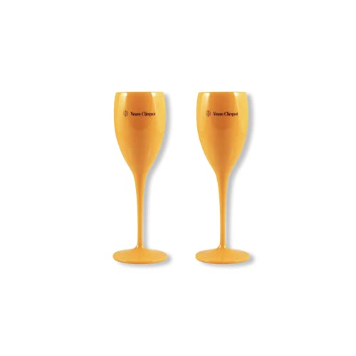 Veuve Clicquot Champagnergläser 2x Set Yellow Label Champagner Gläser