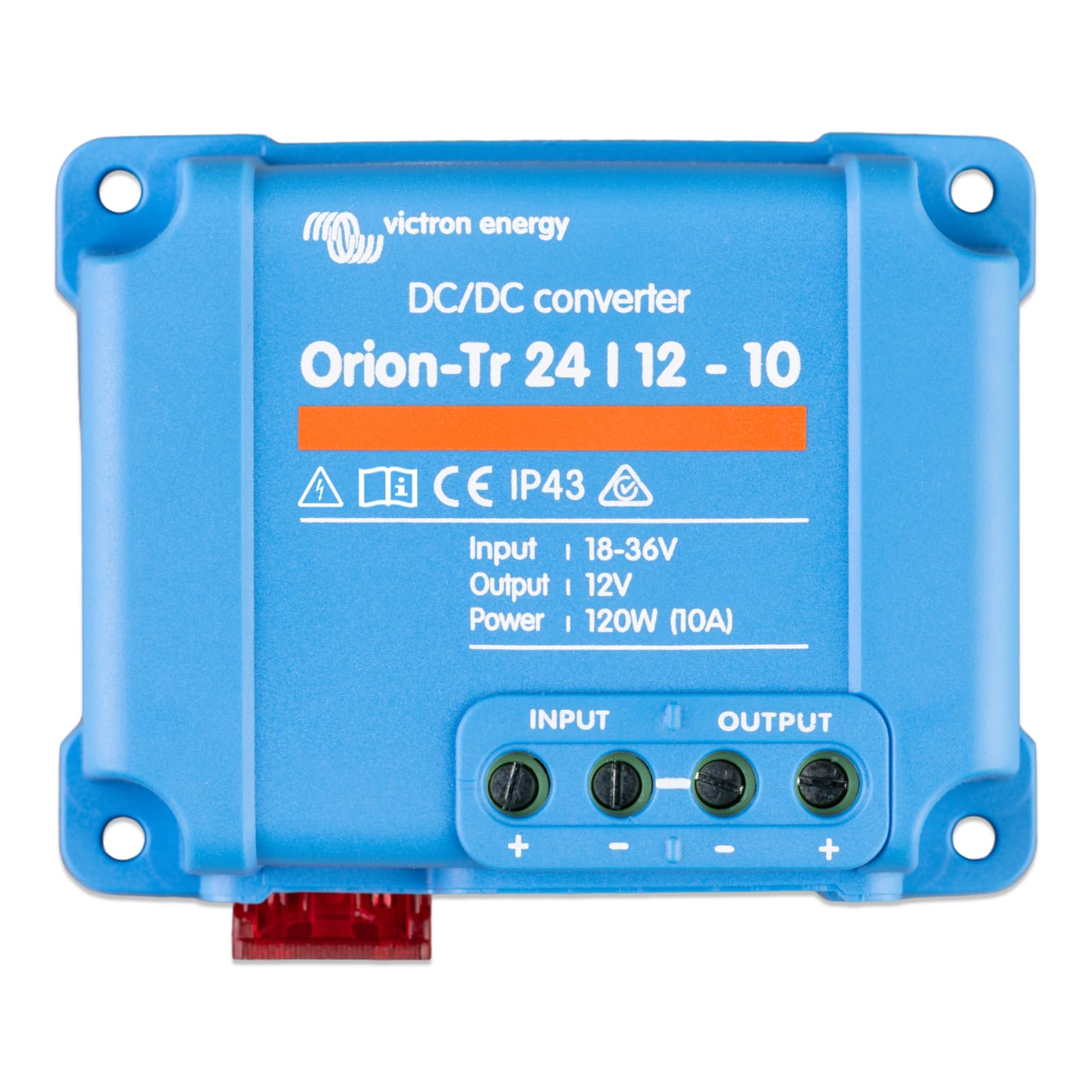 Victron Energy Orion-Tr IP43 24/12-Volt 10 Amp 120-Watt DC/DC Konverter, Nicht isoliert, Einzelhandel