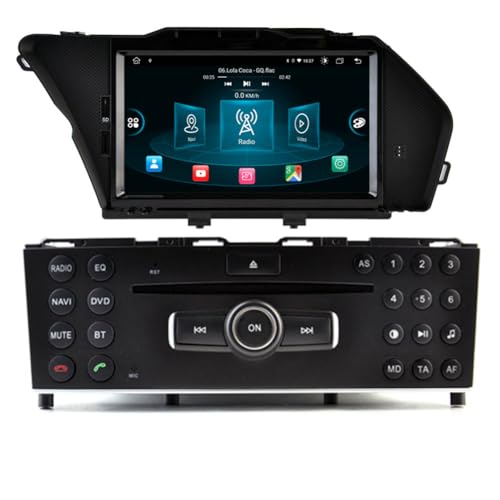 Autosion Autoradio Android 9.0 für Mercedes Benz GLK Klasse X204 2008 2009 2010 2011 2012 Octa Core 4G + 32G Navigationsgerät DVD Player unterstützt GPS Navigation Bluetooth Carplay WiFi DAB