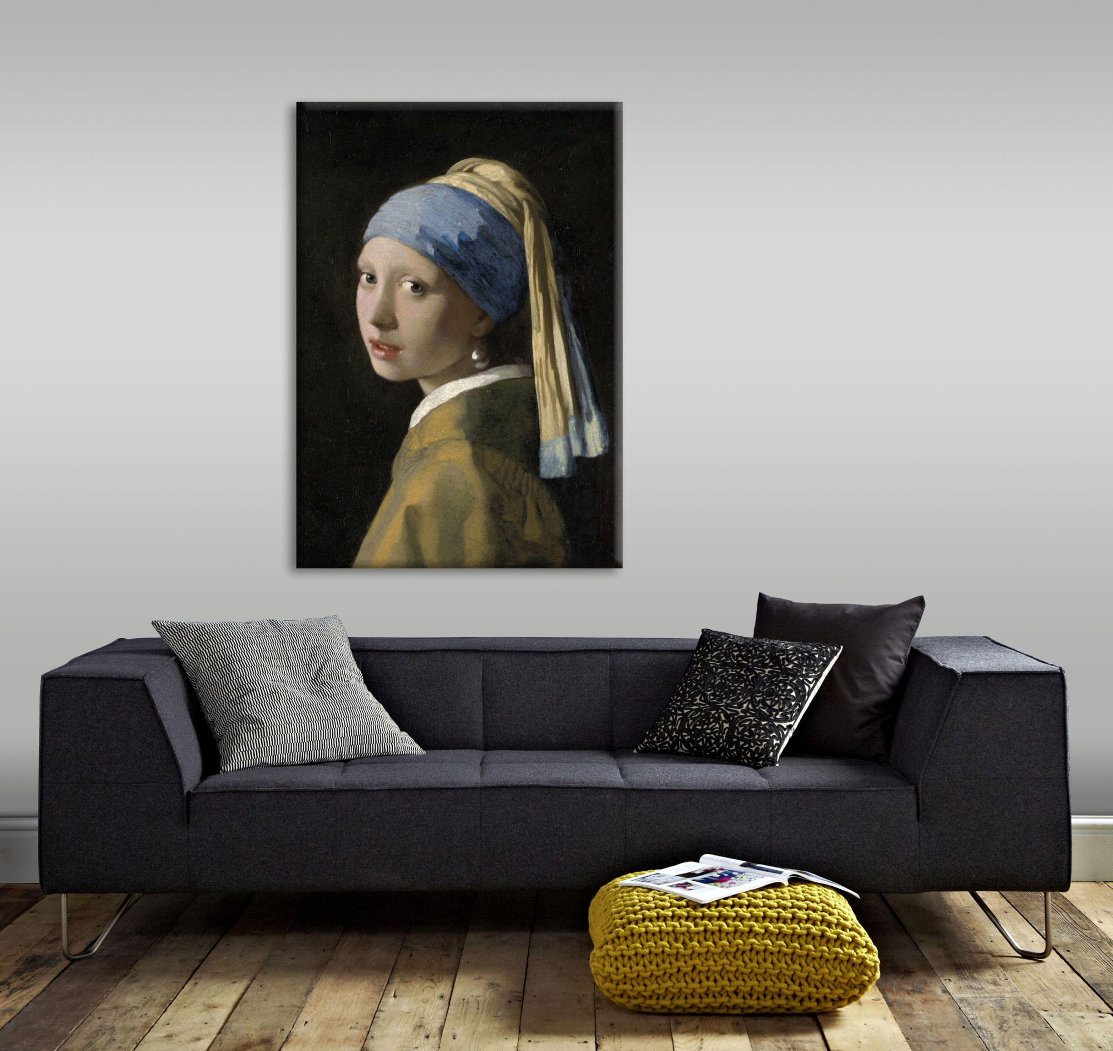 Art for the home Leinwandbild "Meisje met de pare, Jan Vermeer"