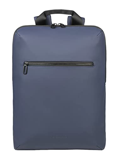 Tucano Minimal-sportlicher Rucksack für Laptops 15,6 Zoll und MacBook 16 Zoll (15,6 Zoll), aus gummiertem Material. Ausgestattet mit einem großen Einzelfach, hat der Gommo Rucksack eine Innentasche