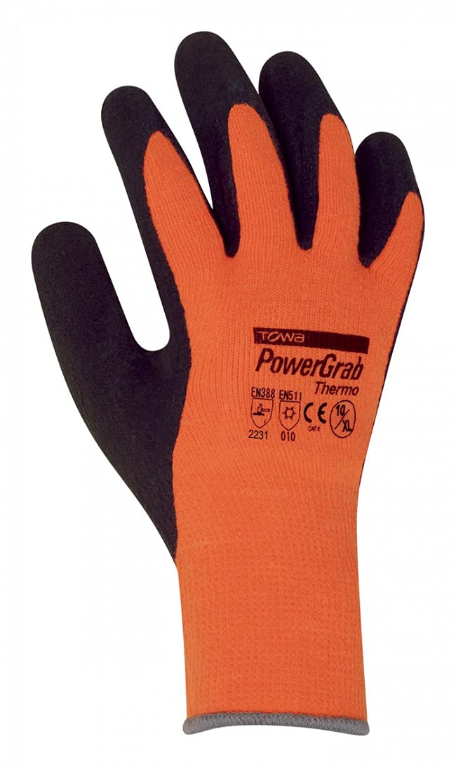 TOWA Power Grab Thermo Arbeitshandschuhe Handschuhe Montagehandschuhe 12 Paar im Pack (11)