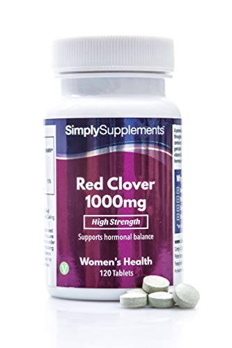 Roter Klee 1000mg - Geeignet für Veganer - 120 Tabletten - SimplySupplements