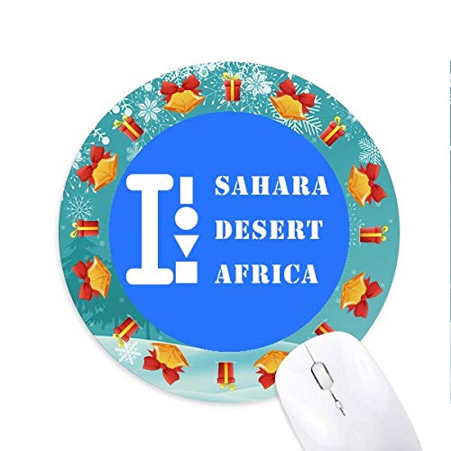 Sahara Wüste Afrika Mousepad Rund Gummi Maus Pad Weihnachtsgeschenk