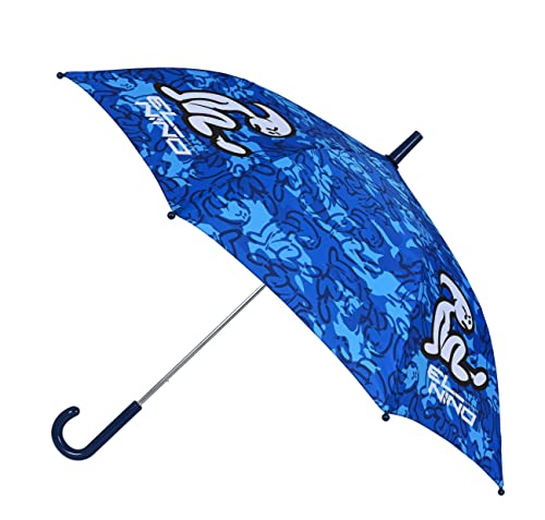 Safta Kinder Blue Bay Manueller Regenschirm, 480 mm, blau, único