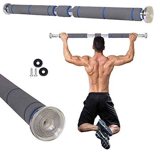 Pro Klimmzugstange, 80 bis 130 cm, Fitnessstange, Wandbefestigung zur Stärkung der Muskeln & eine korrekte Haltung, max. 150 kg