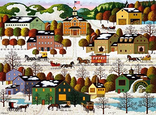 Buffalo Games - Charles Wysocki - Blossom River Junction - Puzzle 1000 Teile