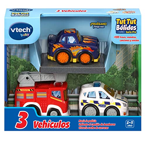 Vtech 3480-420522 TTB Set 4 (Maria Polizei, Mutiger LKW Bomb und Victoria Auto Rennen)