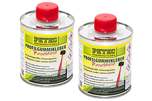 700 ml Petec Profilgummikleber Pinseldose Gummikleber Klebstoff 93835 Kleber