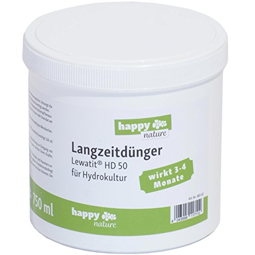 happy-nature Langzeitdünger Hydrokultur HD 50 Lewatit 750 ml