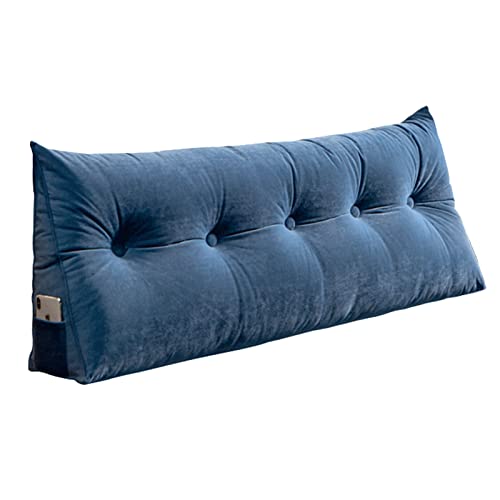 QQY Rechteckiges Lesekissen, Große Rückenlehne Lendenkissen Positionierung Zurück Unterstützung Bolster Für Bett Sofa Couch (Color : F, Size : 48X20"/120x50cm)