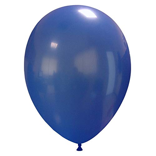 Event Kauf 25-1000 STK. Luftballons Metallic / Standard, Ø ca. 27 cm, Helium (500 Stück, Standard Nr.46: Dunkelblau)