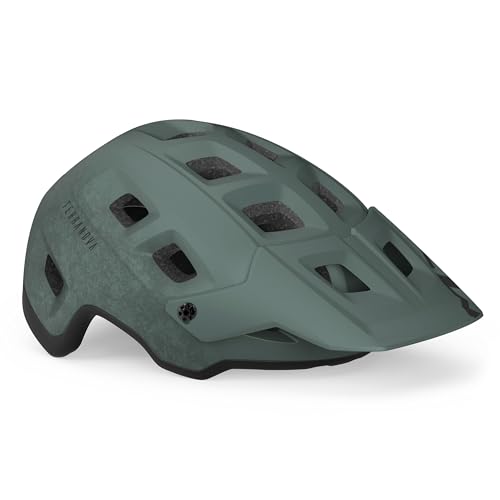 MET Sport Helm Terranova MIPS Helmet, Verde/Negro (Multicolor), S