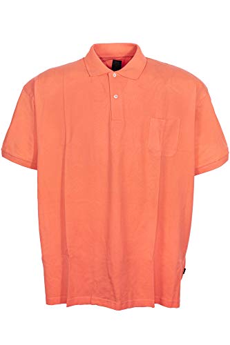 Kitaro Polo Poloshirt Shirt Herren Kurzarm Baumwolle Piqué Plusgröße, Herrengrößen:XXL, Farbe:aprikot