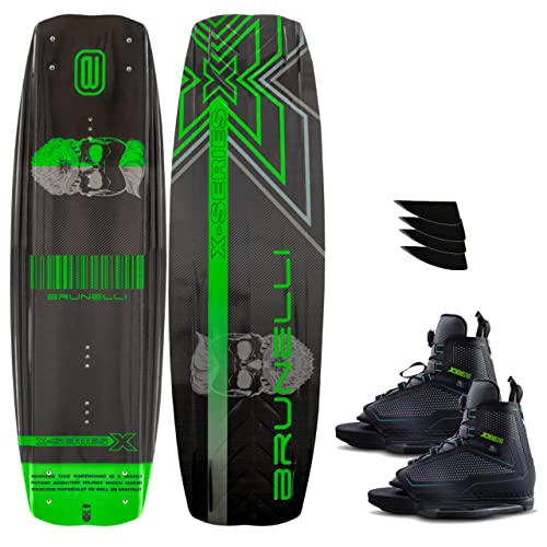 Brunelli Carbon Wakeboard Set 138 cm mit Jobe Maze Wakeboardbindungdung