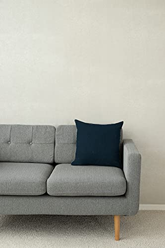 Homing Kissenbezug Kjell | blau | einfarbig | modern | weich | minimalistisch | Wohnzimmer Schlafzimmer Kinderzimmer | 45 x 45cm