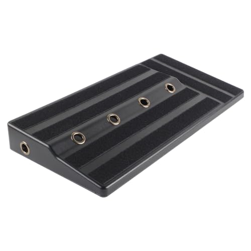 Lckiioy Gitarren-Effekt-Pedalboard, Stabiles Gitarren-Pedalboard-GehäUse mit Klebeband, ZubehöR für Gitarrenpedale