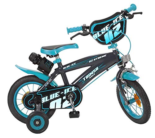Toimsa 12 Zoll 12" Kinderfahrrad Kinder Jungen Fahrrad Rad Bike BMX Jungenfahrrad Blue Ice