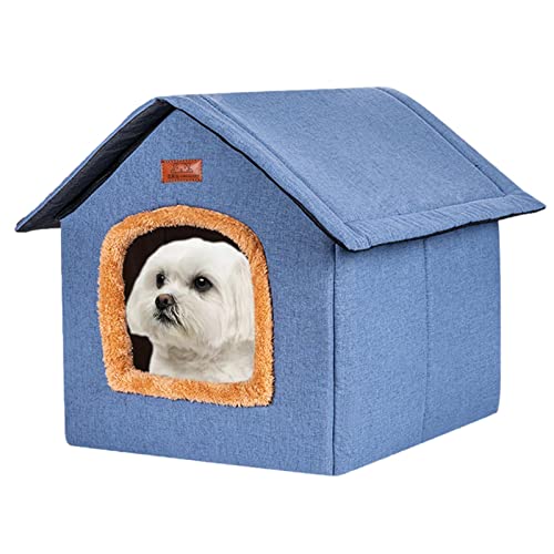 Tragbares Haus für Haustiere – tragbare Haustierbetten mit abnehmbarem Design | Komfortabler Unterschlupf für Haustiere, Bettwäsche für kleine Haustiere Virtcooy