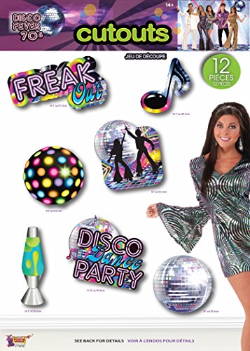 Disco Party Decor Ausstechform-Set, 12-teilig