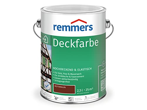 Remmers Deckfarbe - rotbraun 2,5L