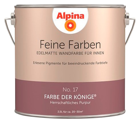 Alpina Wand- und Deckenfarbe "Feine Farben No. 17 Farbe der Könige"