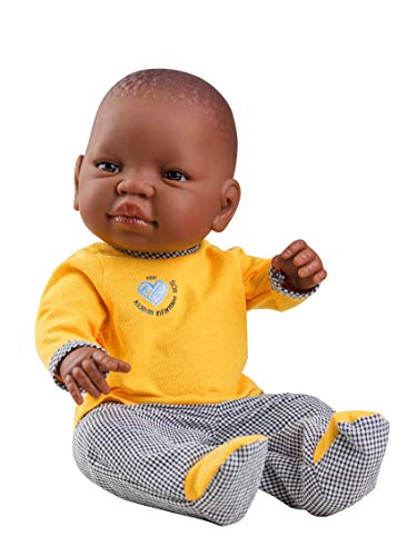 Unbekannt Paola Reina Puppe in Babytasche 45 cm Flügel Afrika 50 cm bunt (35155