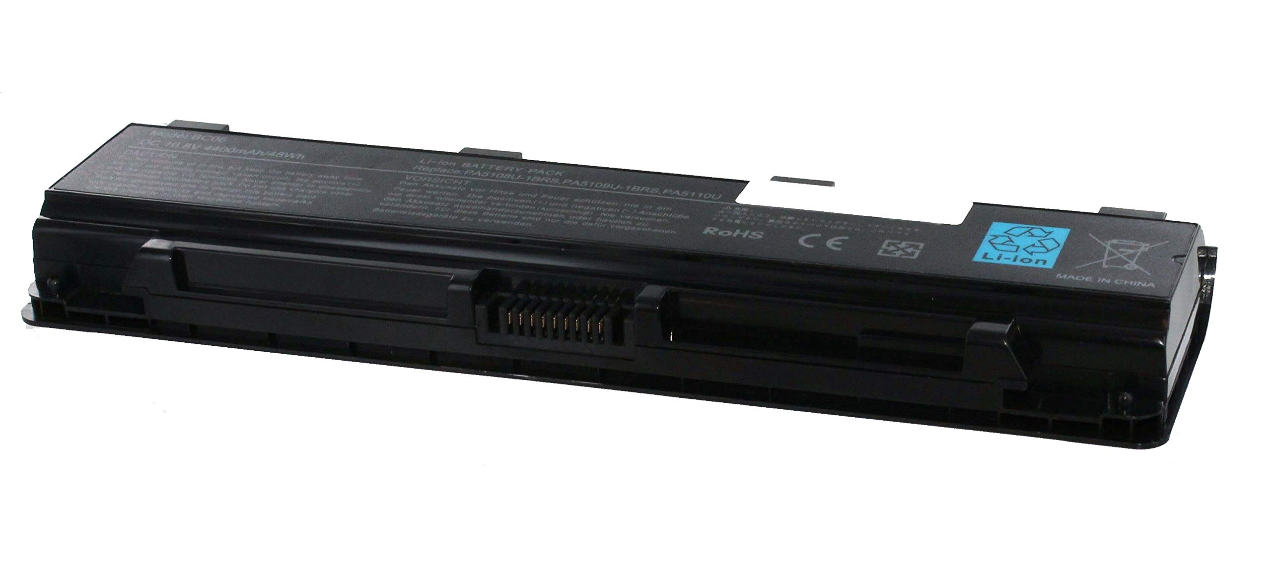 MobiloTec Akku kompatibel mit Toshiba Qosmio X70-B-112, Li-Ion 4400 mAh, Batterie