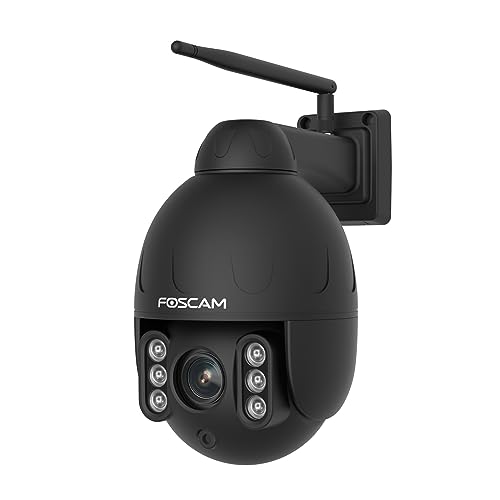 Foscam IP Kamera SD4 Domo 4MP Audio Zoomx4 ONVIF Menschliche Erkennung Schwarz