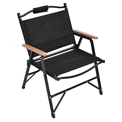 Faltbarer Stuhl, Tragbarer Angelstuhl Ergonomisches Design Korrosionsbeständig Breite Anwendung Starke Tragfähigkeit für Camping zum Angeln zum Grillen